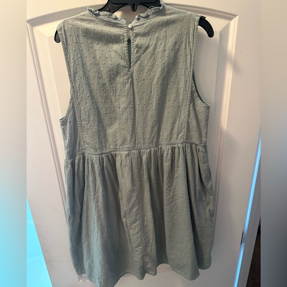 Mint green, Umgee Embroidered Mini dress - Picture 2 of 7